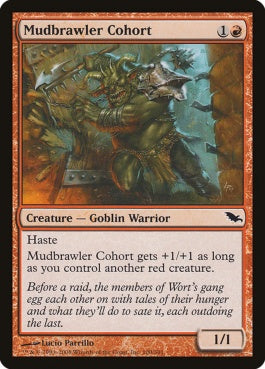 naokuroshop MTG [SHM][100][赤][C][EN][泥騒ぎの群勢/Mudbrawler Cohort] NM