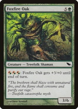 naokuroshop MTG [SHM][115][緑][C][EN][狐火の樫/Foxfire Oak] NM