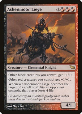 naokuroshop MTG [SHM][181][多][R][EN][アッシェンムーアのしもべ/Ashenmoor Liege] NM