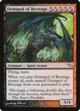 naokuroshop MTG [SHM][183][多][R][EN][復讐の亜神/Demigod of Revenge] NM