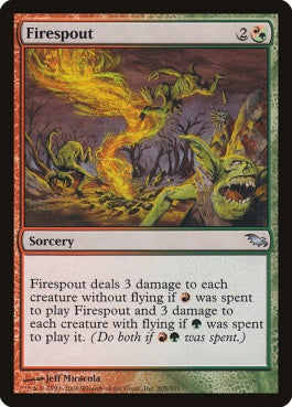 naokuroshop MTG [SHM][205][多][U][EN][炎渦竜巻/Firespout] NM