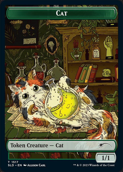 naokuroshop MTG [SLD][1516/1517][犬+猫トークン/Dog+Cat token]