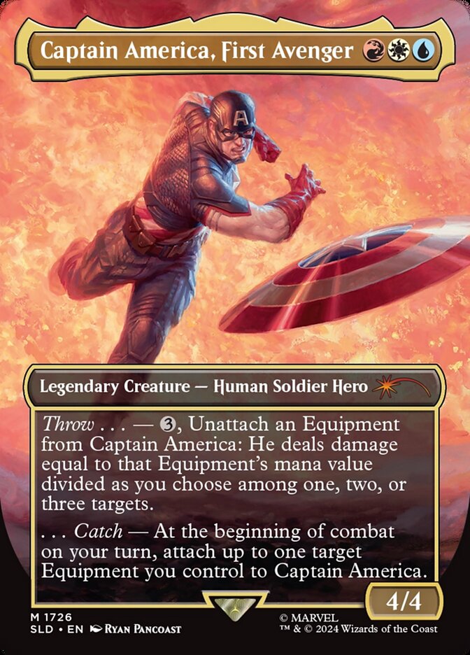 naokuroshop MTG [SLD][1726][多][M][EN][Captain America, First Avenger] NM