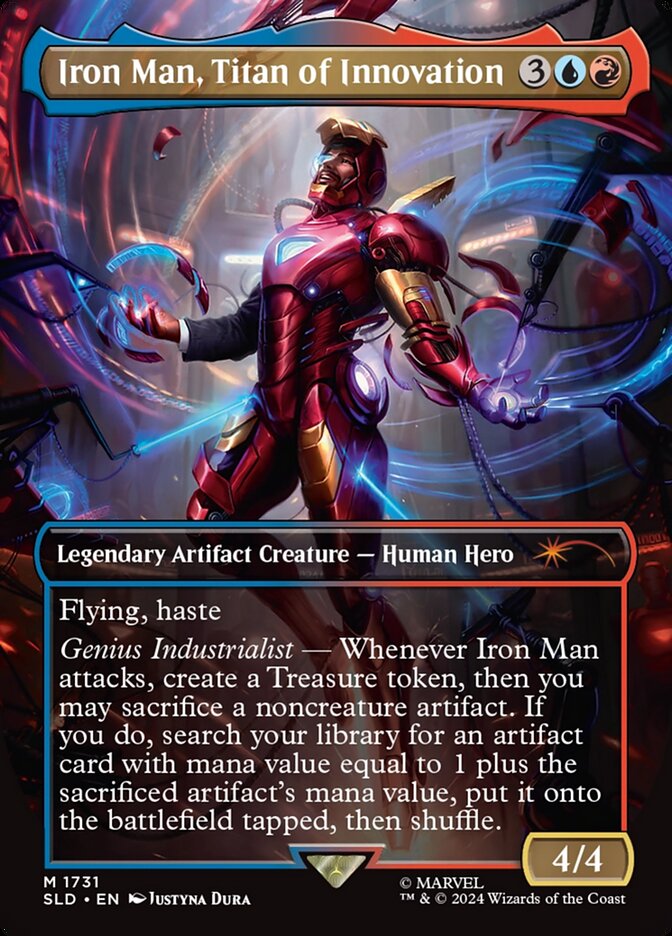 naokuroshop MTG [SLD][1731][多][M][EN][Iron Man, Titan of Innovation]（foil） NM