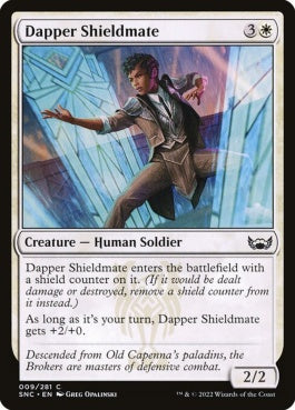 naokuroshop MTG [SNC][009][白][C][EN][粋な盾仲間/Dapper Shieldmate] NM