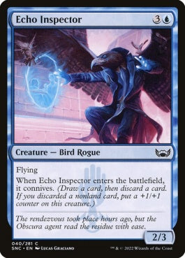 naokuroshop MTG [SNC][040][青][C][EN][こだまの検察官/Echo Inspector]（foil） NM