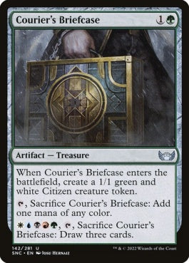 naokuroshop MTG [SNC][142][緑][U][EN][急使の手提げ鞄/Courier's Briefcase]（foil） NM