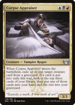 naokuroshop MTG [SNC][178][多][U][EN][死体鑑定士/Corpse Appraiser]（foil） NM