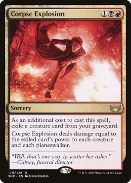 naokuroshop MTG [SNC][179][多][R][EN][死体の爆発/Corpse Explosion]（foil） NM