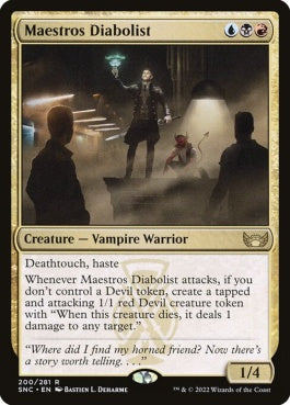 naokuroshop MTG [SNC][200][多][R][EN][貴顕廊一家の悪魔信者/Maestros Diabolist] NM