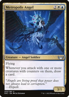 naokuroshop MTG [SNC][203][多][U][EN][大都市の天使/Metropolis Angel]（foil） NM