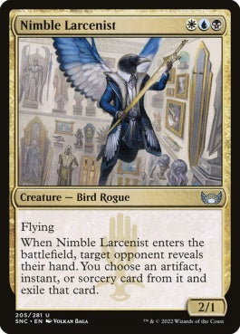 naokuroshop MTG [SNC][205][多][U][EN][敏捷な窃盗犯/Nimble Larcenist]（foil） NM