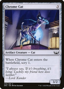 naokuroshop MTG [SNC][236][茶][C][EN][金属猫/Chrome Cat] NM