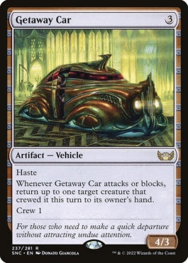 naokuroshop MTG [SNC][237][茶][R][EN][逃走用の車/Getaway Car]（foil） NM