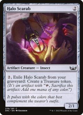 naokuroshop MTG [SNC][239][茶][C][EN][光素のスカラベ/Halo Scarab] NM