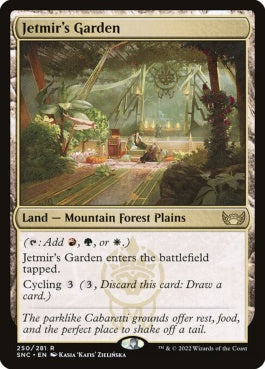 naokuroshop MTG [SNC][250][土地][R][EN][ジェトミアの庭/Jetmir's Garden]（foil） NM