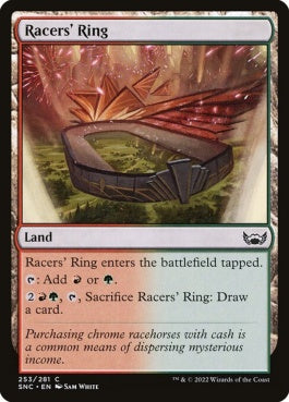 naokuroshop MTG [SNC][253][土地][C][EN][環状競走路/Racers' Ring] NM