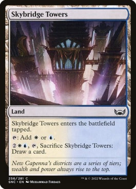 naokuroshop MTG [SNC][256][土地][C][EN][天橋塔/Skybridge Towers]（foil） NM