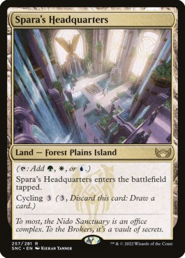 naokuroshop MTG [SNC][257][土地][R][EN][スパーラの本部/Spara's Headquarters]（foil） NM