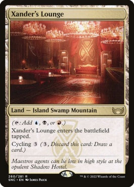 naokuroshop MTG [SNC][260][土地][R][EN][ザンダーの居室/Xander's Lounge]（foil） NM