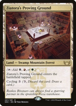 naokuroshop MTG [SNC][261][土地][R][EN][ジアトラの試練場/Ziatora's Proving Ground] NM