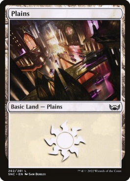 naokuroshop MTG [SNC][262][土地][C][EN][平地/Plains]（foil） NM