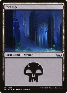 naokuroshop MTG [SNC][266][土地][C][EN][沼/Swamp] NM