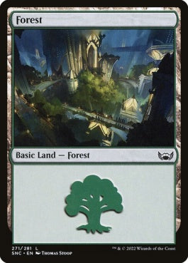 naokuroshop MTG [SNC][271][土地][C][EN][森/Forest] NM