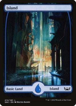 naokuroshop MTG [SNC][274][土地][C][EN][島/Island]（foil） NM