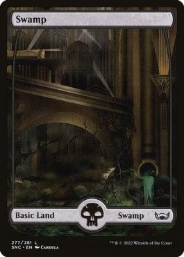 naokuroshop MTG [SNC][277][土地][C][EN][沼/Swamp]（foil） NM