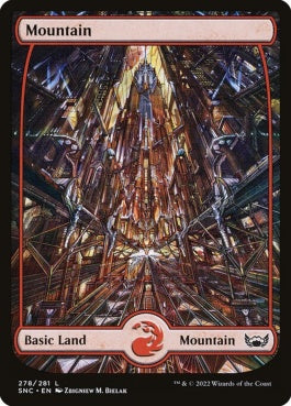 naokuroshop MTG [SNC][278][土地][C][EN][山/Mountain]（foil） NM