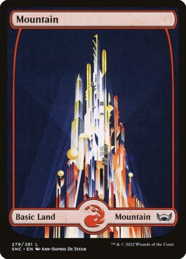 naokuroshop MTG [SNC][279][土地][C][EN][山/Mountain]（foil） NM