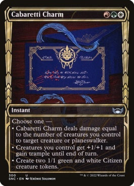 naokuroshop MTG [SNC][300][多][U][EN][舞台座一家の魔除け/Cabaretti Charm] NM