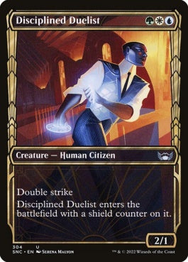 naokuroshop MTG [SNC][304][多][U][EN][規律正しい決闘者/Disciplined Duelist]（foil） NM