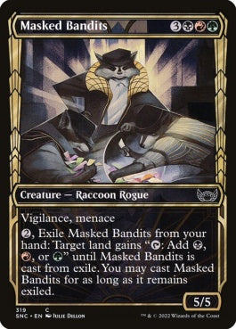 naokuroshop MTG [SNC][319][多][C][EN][覆面の匪賊/Masked Bandits] NM