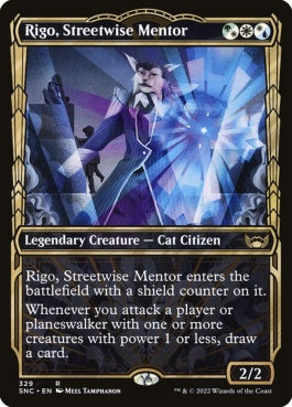 naokuroshop MTG [SNC][329][多][R][EN][路上の師、リガ/Rigo, Streetwise Mentor]（foil） NM