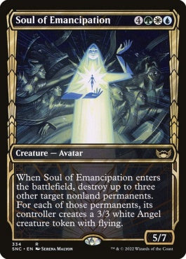 naokuroshop MTG [SNC][334][多][R][EN][解脱の魂/Soul of Emancipation]（foil） NM