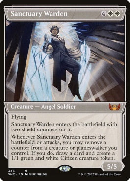 naokuroshop MTG [SNC][343][白][M][EN][聖域の番人/Sanctuary Warden]（foil） NM