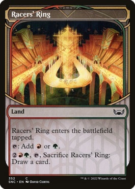 naokuroshop MTG [SNC][352][土地][C][EN][環状競走路/Racers' Ring] NM