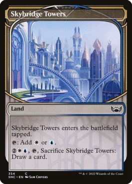 naokuroshop MTG [SNC][354][土地][C][EN][天橋塔/Skybridge Towers]（foil） NM