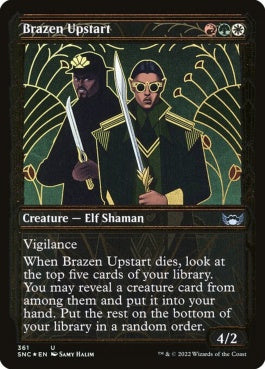 naokuroshop MTG [SNC][361][多][U][EN][厚顔な成り上がり/Brazen Upstart] NM