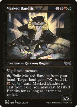 naokuroshop MTG [SNC][384][多][C][EN][覆面の匪賊/Masked Bandits] NM