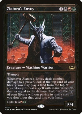 naokuroshop MTG [SNC][405][多][R][EN][ジアトラの特使/Ziatora's Envoy] NM