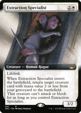 naokuroshop MTG [SNC][407][白][R][EN][救出専門家/Extraction Specialist]（foil） NM