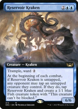 naokuroshop MTG [SNC][413][青][R][EN][溜め池のクラーケン/Reservoir Kraken] NM