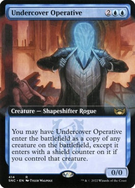 naokuroshop MTG [SNC][414][青][R][EN][内密の調査員/Undercover Operative]（foil） NM