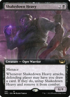 naokuroshop MTG [SNC][421][黒][R][EN][強請る大入道/Shakedown Heavy]（foil） NM