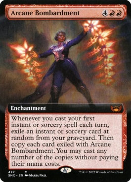 naokuroshop MTG [SNC][422][赤][M][EN][秘儀の砲撃/Arcane Bombardment]（foil） NM