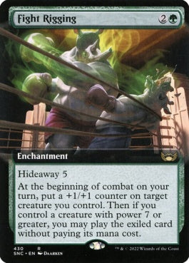 naokuroshop MTG [SNC][430][緑][R][EN][八百長試合/Fight Rigging]（foil） NM