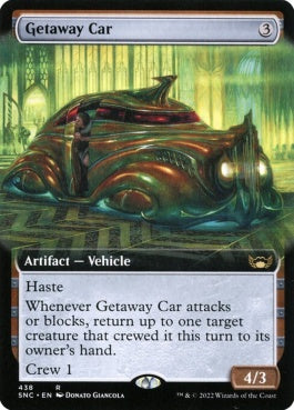 naokuroshop MTG [SNC][438][茶][R][EN][逃走用の車/Getaway Car]（foil） NM